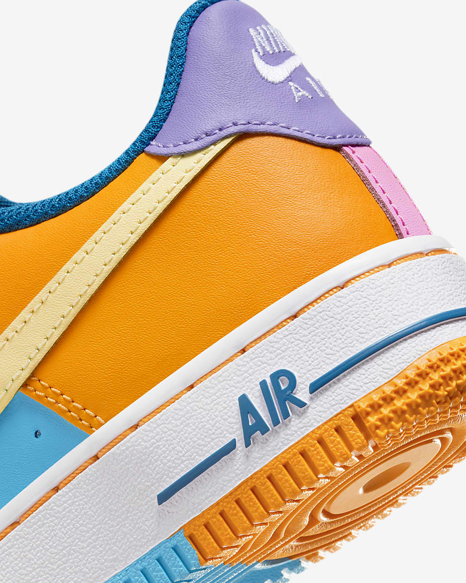 Air force 1 orange and purple on sale